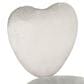 Impressions Vanity Heart Swivel Vanity Chair with Cool Grey Cushion in Matte Silver, , large