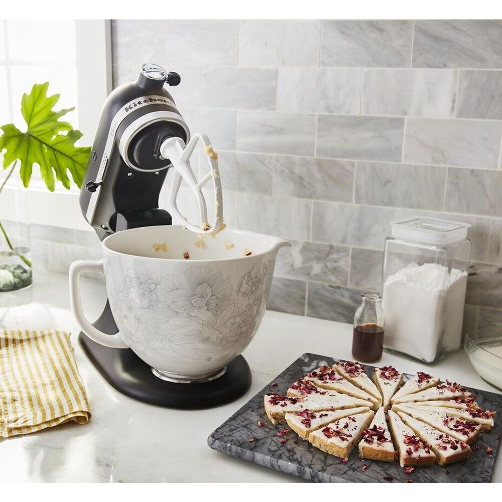 KitchenAid 5 Quart Whispering Floral Ceramic Bowl Nebraska Furniture Mart