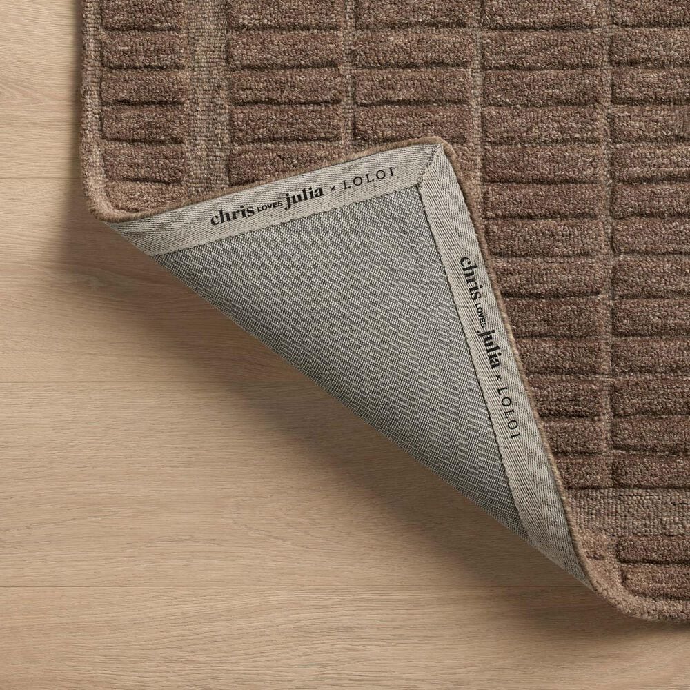 Chris Loves Julia x Loloi Bradley 3&#39;6&quot; x 5&#39;6&quot; Cocoa Area Rug, , large