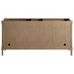 James Martin Kinnsden 72" Double Bathroom Vanity in Weathered Oak with 3 cm Victorian Silver Silestone Top and Rectangular Sinks, , large