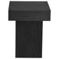Bassett Mirror Company Padula Small End Table in Dusty Black, , large