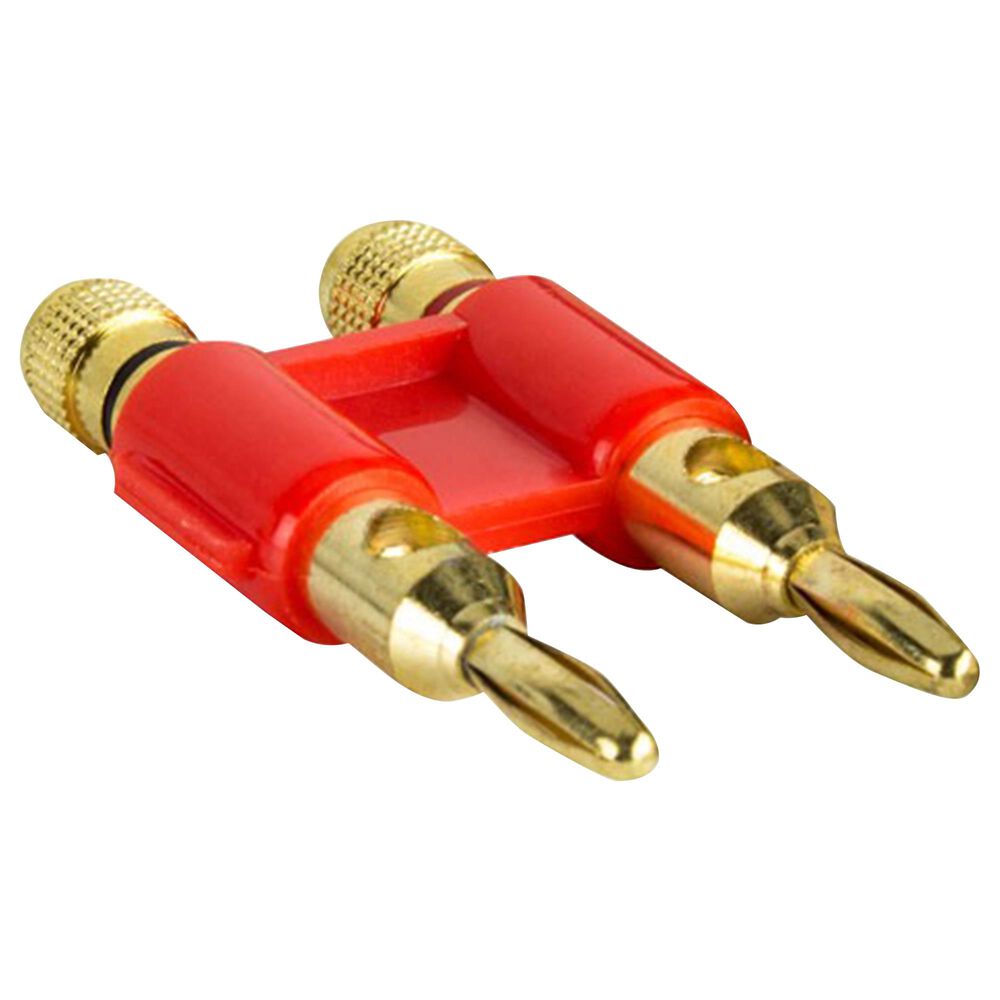 Ethereal Double Banana Plug in Red and Gold, , large
