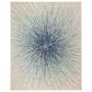 Safavieh Evoke EVK228A 10" x 14" Royal and Ivory Area Rug, , large