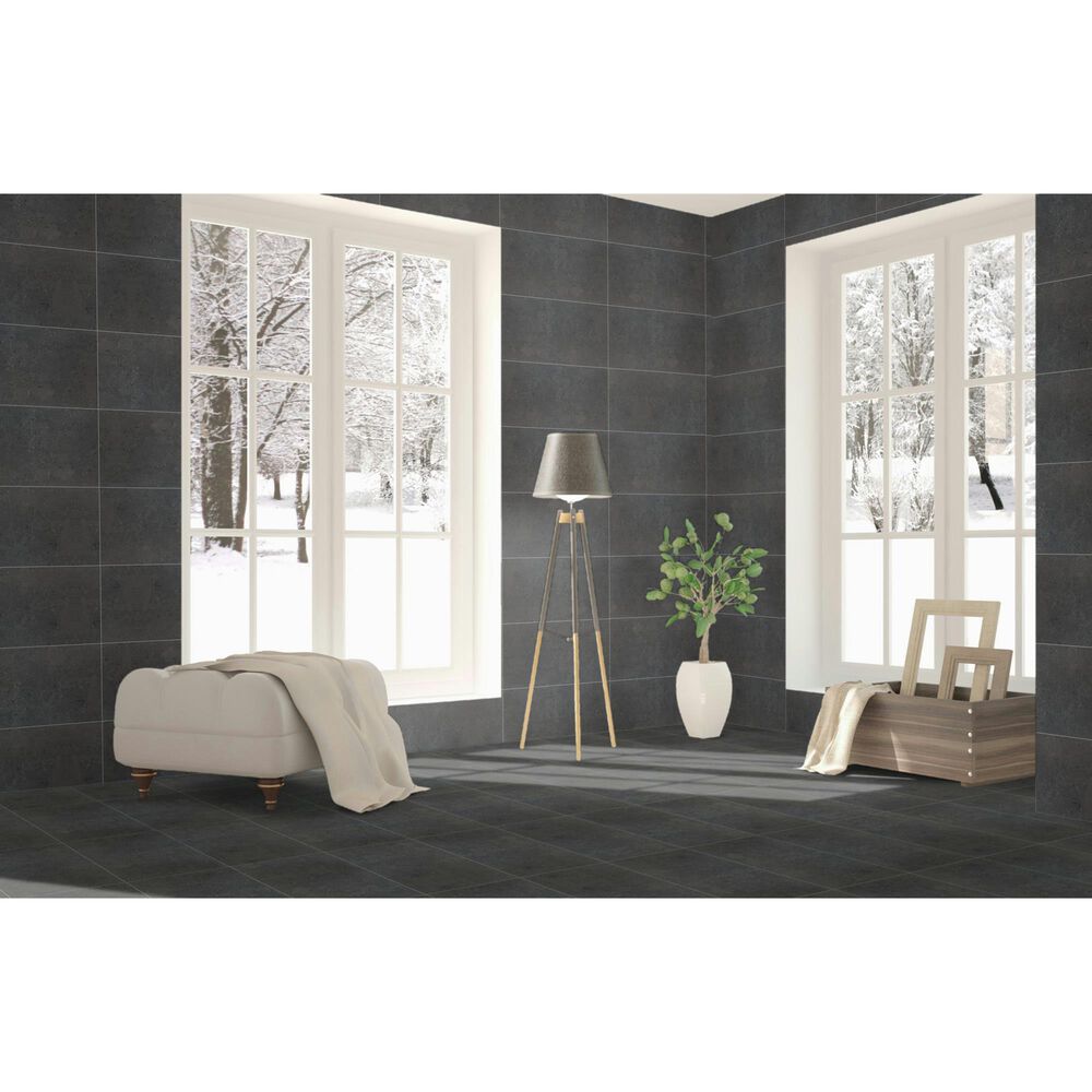 Dal-Tile Dignitary Governor Black 12&#39;&#39; x 24&#39;&#39; Porcelain Tile, , large
