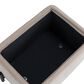 Lifestyle Solutions Kona Small Storage Ottoman in Taupe, , large