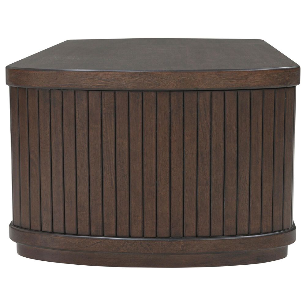Ashley Korestone Lift Top Cocktail Table in Dark Brown, , large