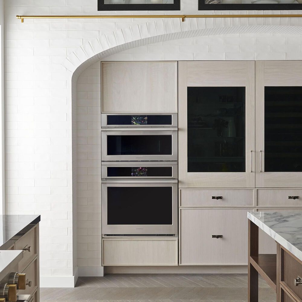 Monogram 30&quot; Smart Electric Convection Single Wall Oven Statement Collection - Stainless Steel, , large
