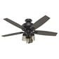 Hunter Bennett 52" Ceiling Fan in Matte Black, , large