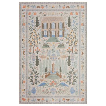 Rifle Paper Co. Menagerie Camont MEN-03 5" Round Cream Area Rug, , large