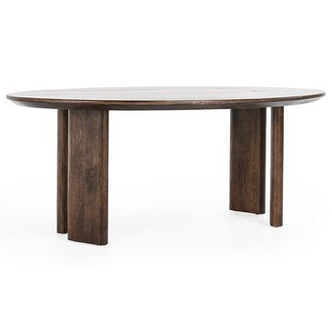 Classic Home Norwood Mango Wood 78" Dining Table Bark Brown, , large