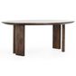 Classic Home Norwood Mango Wood 78" Dining Table Bark Brown, , large
