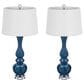 Cal Lighting Paimio Table Lamp in Antique Blue Luster (Set of 2), , large