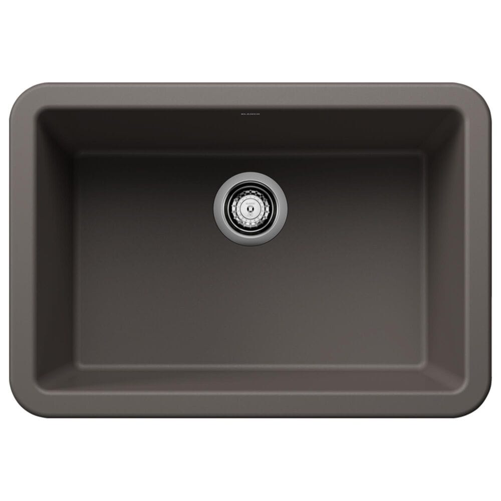 Blanco Ikon 27" Apron Single Bowl Kitchen Sink in Volcano Gray, , large
