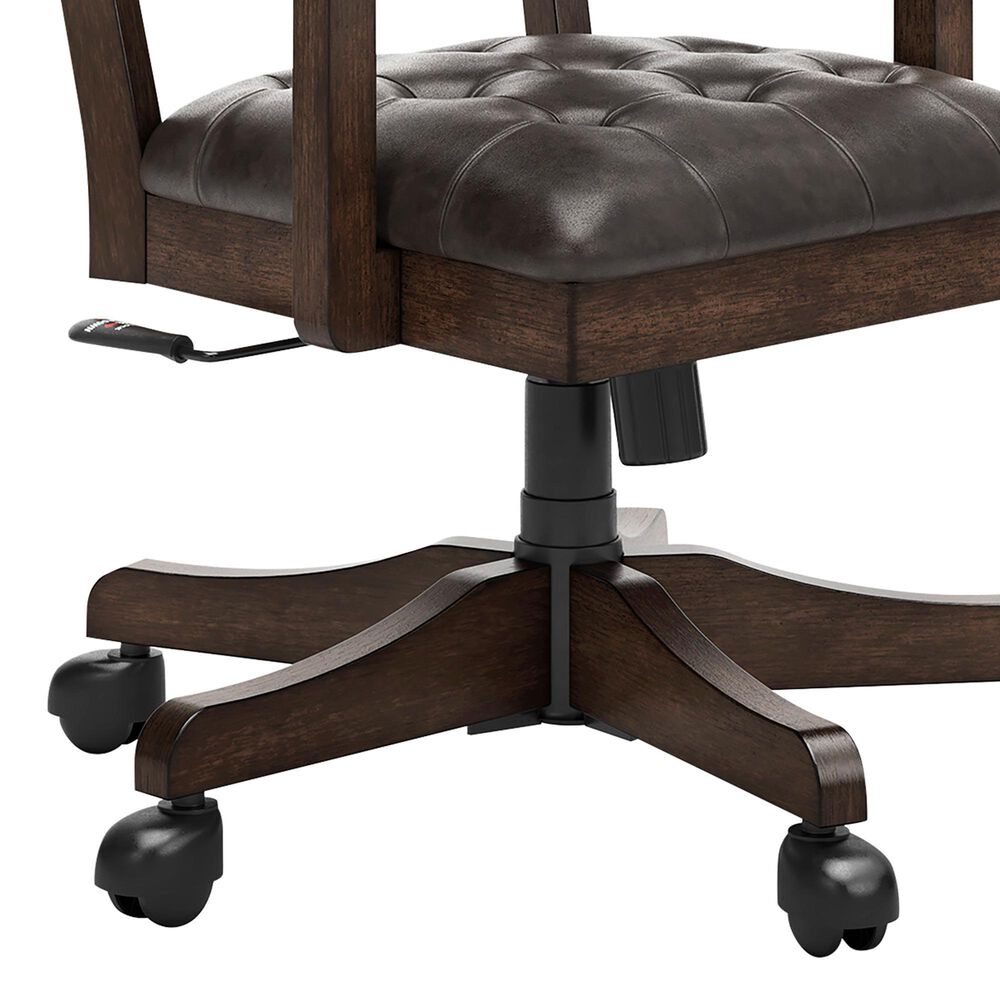 Ashley Breckington Desk Chair in Dark Brown, , large