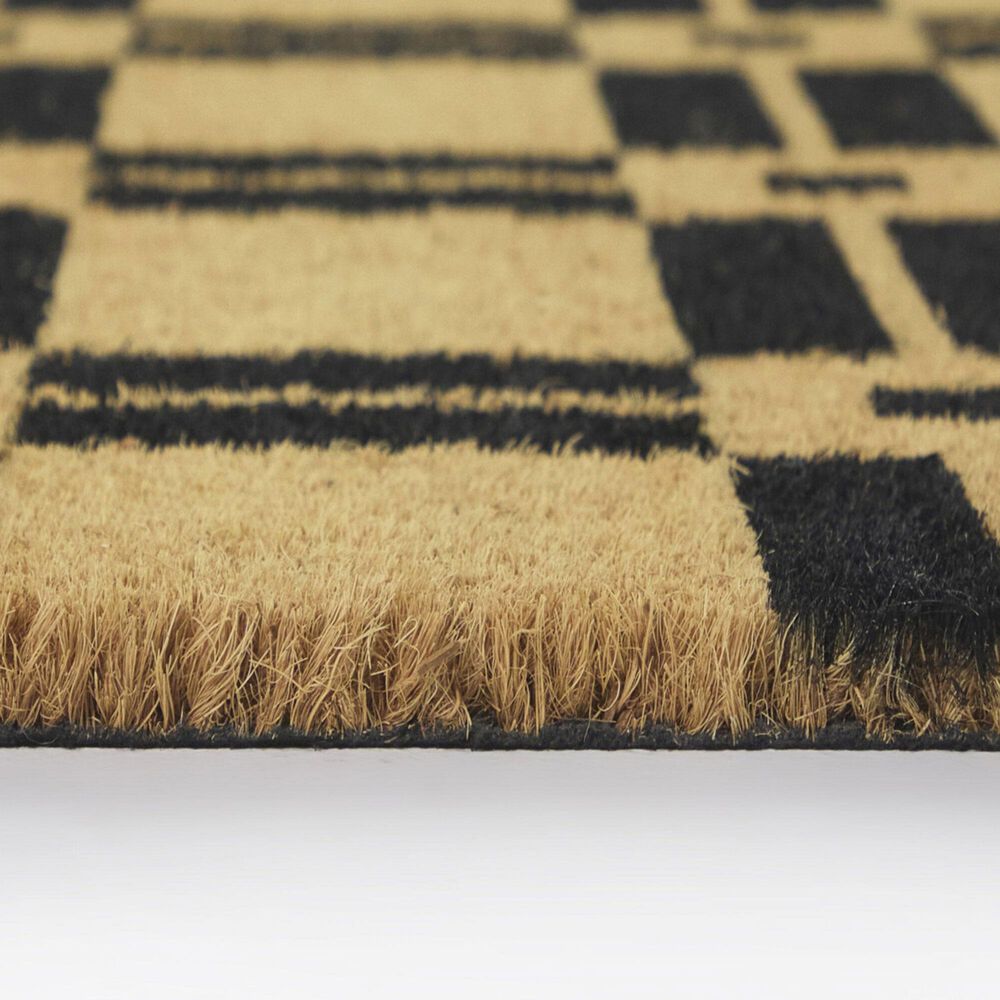 Balta Rugs Classic Geo Black 1&#39;6&quot; x 2&#39;6&quot; Door Mat, , large