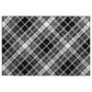 Dalyn Rug Company Soft Essentials Plaid Black 1"8" x 2"6" Indoor/Outdoor Area Rug, , large