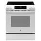GE Appliances 30" Slide-In Electric Convection Range with No Preheat Air Fry in White, , large