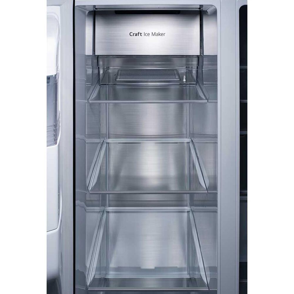 LG 27 Cu. Ft. Side-by-Side Smart Refrigerator with Craft Ice Black