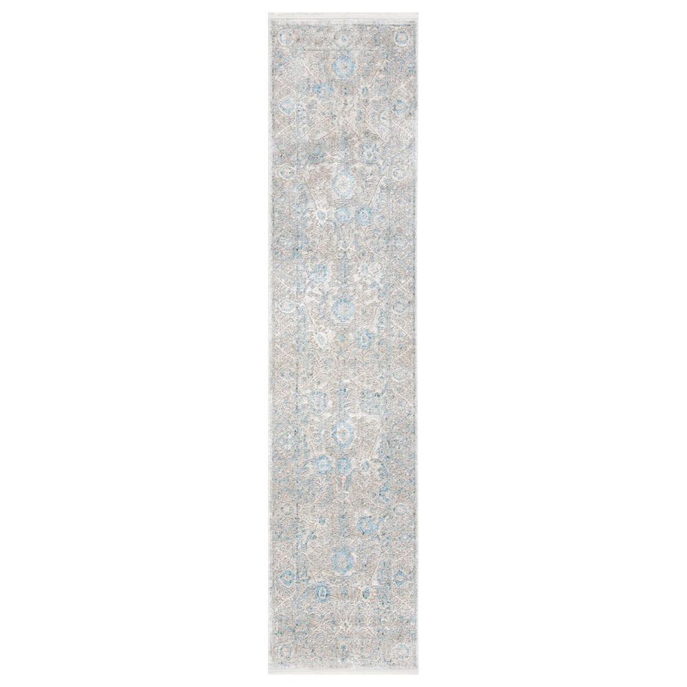 Safavieh Dream DRM408H 2" x 8" Grey and Blue Runner, , large
