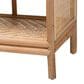 Baxton Studio Natania 4-Tier Arched Bookcase in Natural Brown, , large