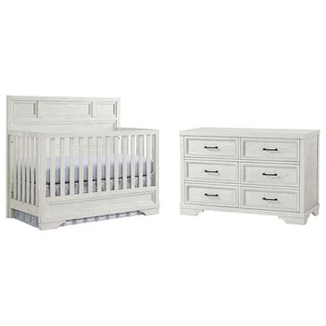 Eastern Shore Foundry 2 Piece Nursery Set in White, , large
