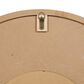 Maple and Jade 32" Round Wall Mirror in Distressed White, , large