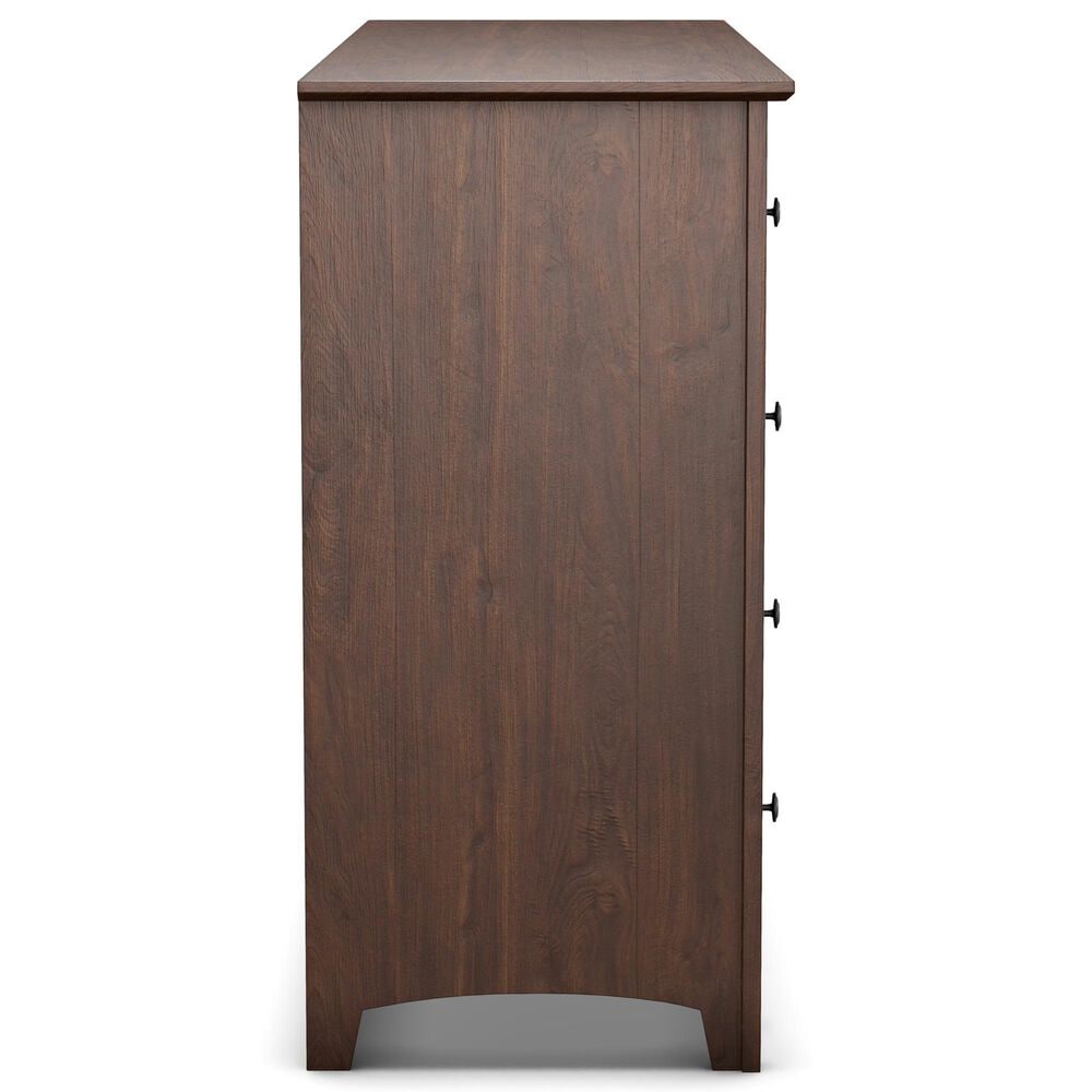Archbold Furniture Shaker 10-Drawer Dresser in Brown Mahogany, , large