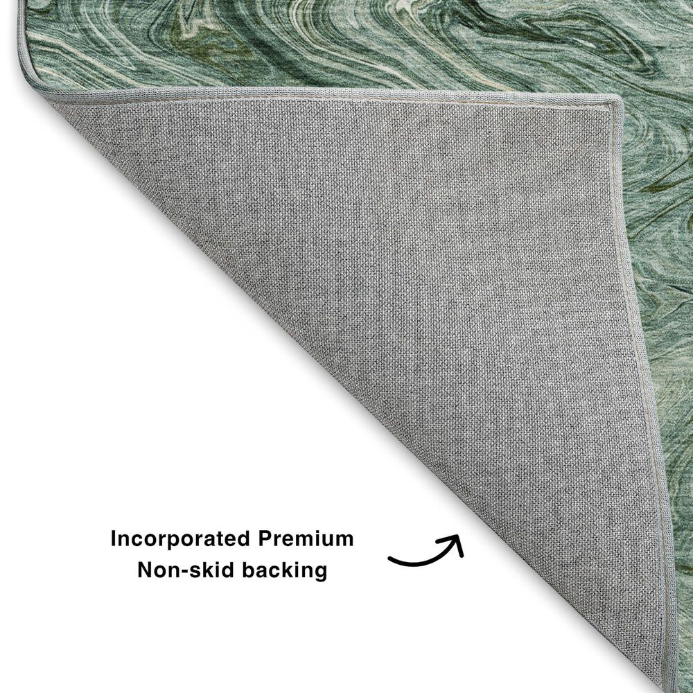 Dalyn Rug Company Ravenna RN8 8&#39; x 10&#39; Teal Area Rug, , large