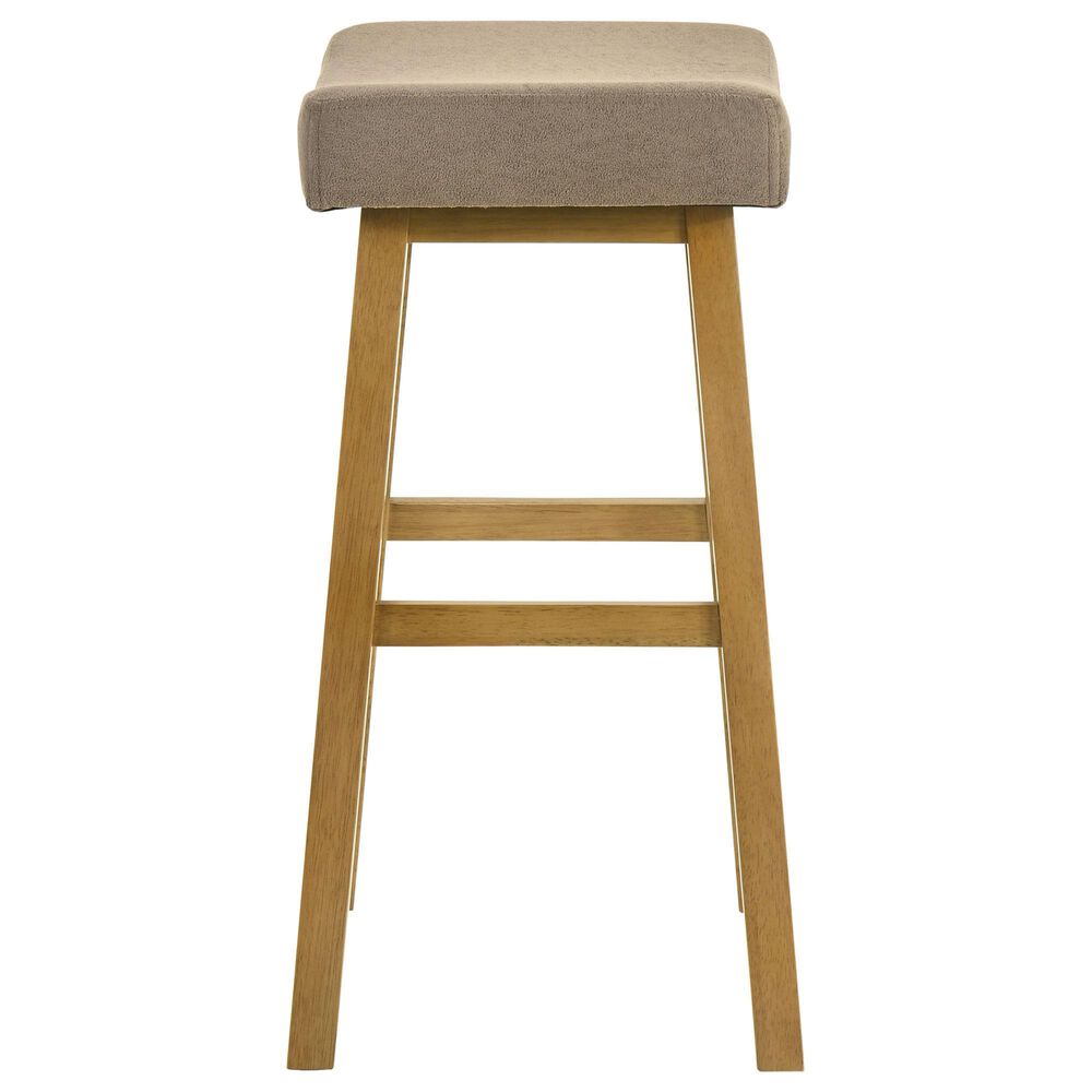 Armen Living Lenon Bar Height Stool in Amber Glow, , large