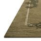 Loloi Romi Green and Forest 7"9" Square Area Rug, , large