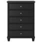 Ashley Lanolee 5-Drawer Chest in Black, , large