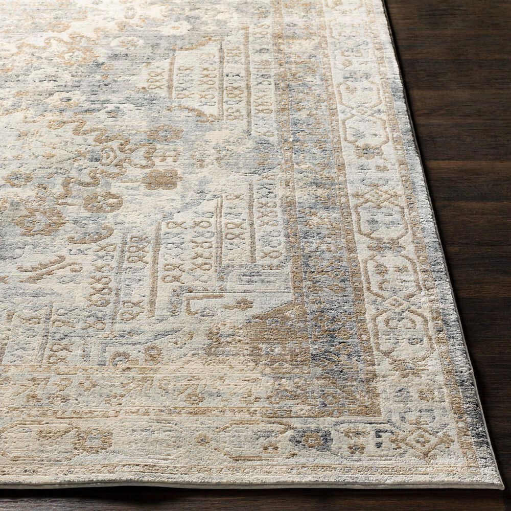 Surya Liverpool Black, Gray, Light Slate, White, Ivory, Brown and Olive 8&#39;10&quot; x 13&#39;1&quot; Area Rug, , large