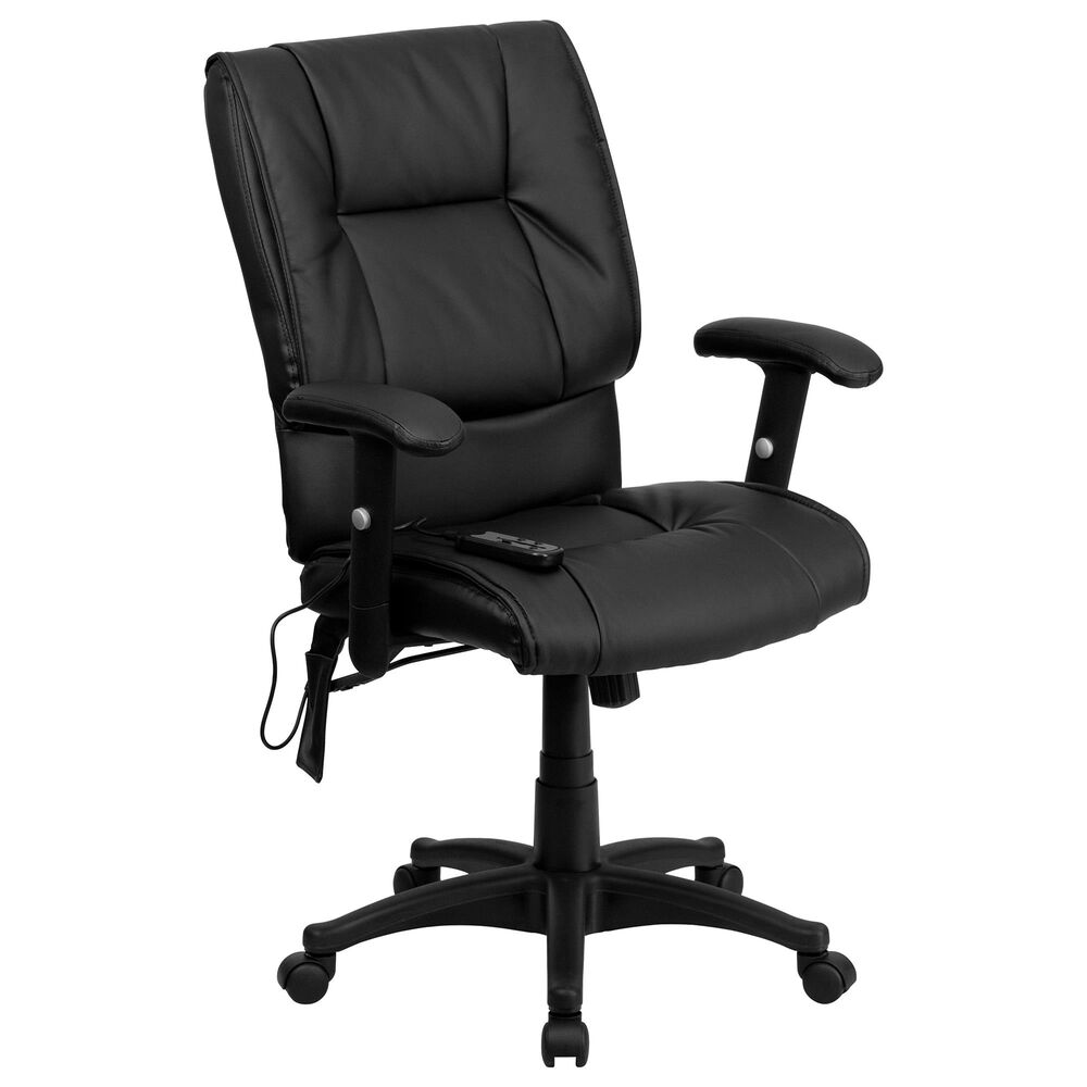 Flash Furniture Executive Swivel Chair in Black, , large