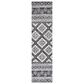 Safavieh Micro-Loop Southwestern 2"3" x 9" Black and Ivory Runner, , large