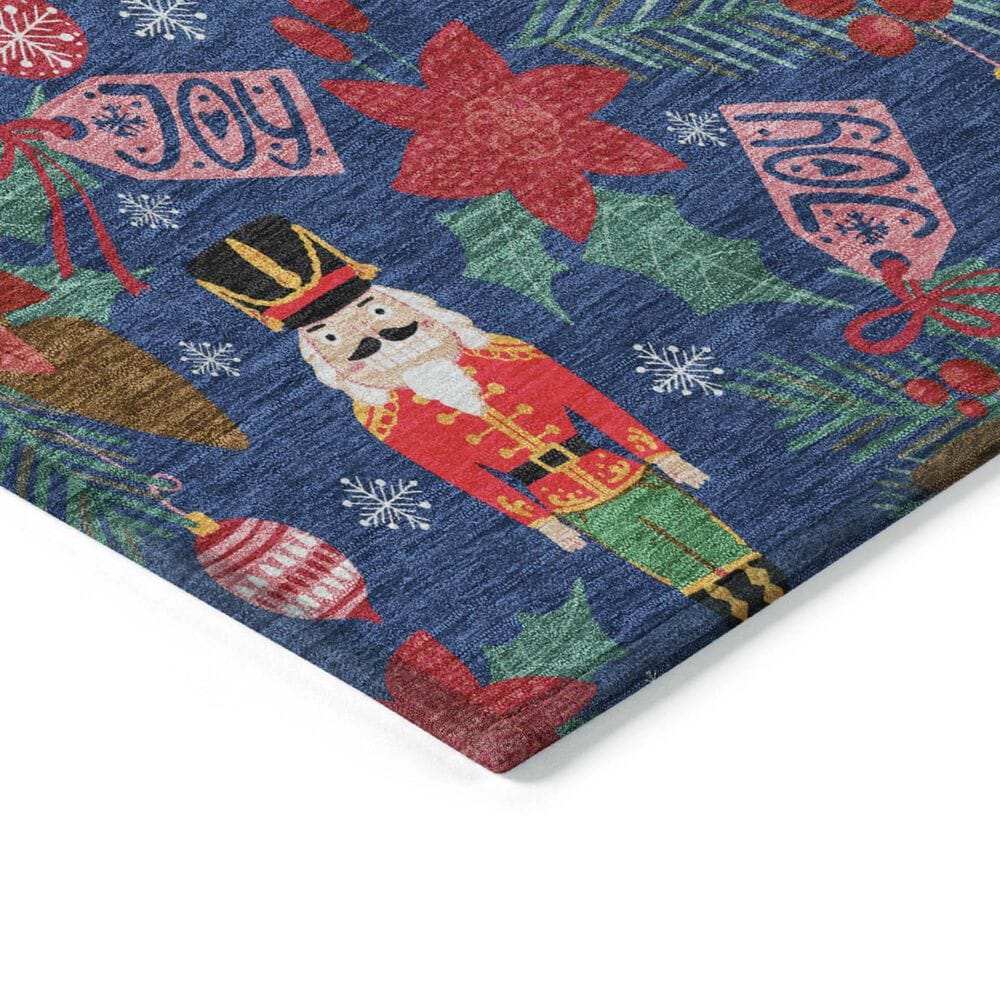 Dalyn Rug Company Wonderland WN30 3&#39; x 5&#39; Navy Indoor/Outdoor Area Rug, , large