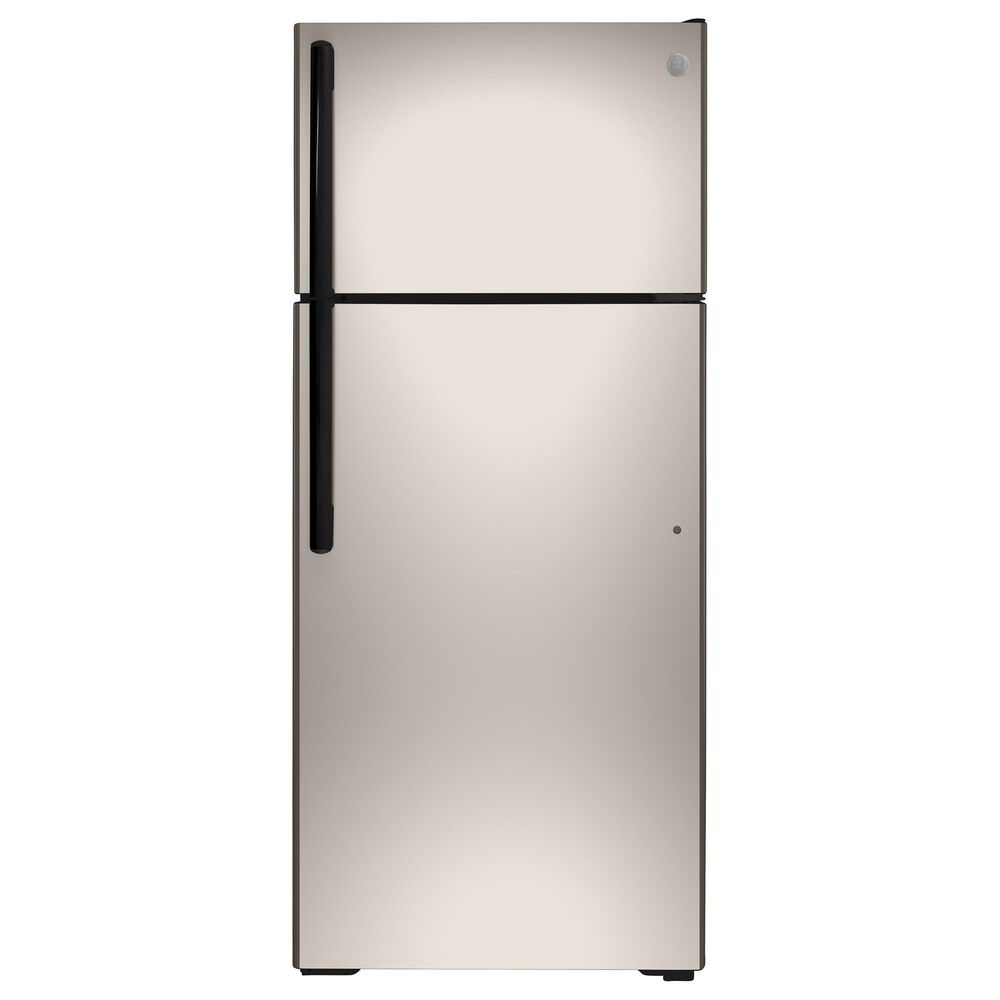 GE Appliances 17.5 Cu. Ft. Top Freezer Refrigerator Energy Star with Reversible Door in Silver, , large