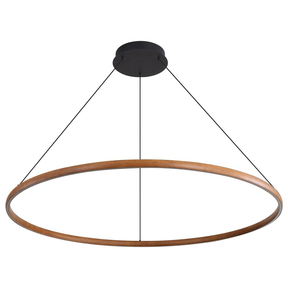 Golden Lighting Veritas 47&quot; 1-Light Chandelier in Driftwood, , large