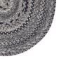 Capel Bayview 0036-345 3" x 5" Oval Metal Area Rug, , large