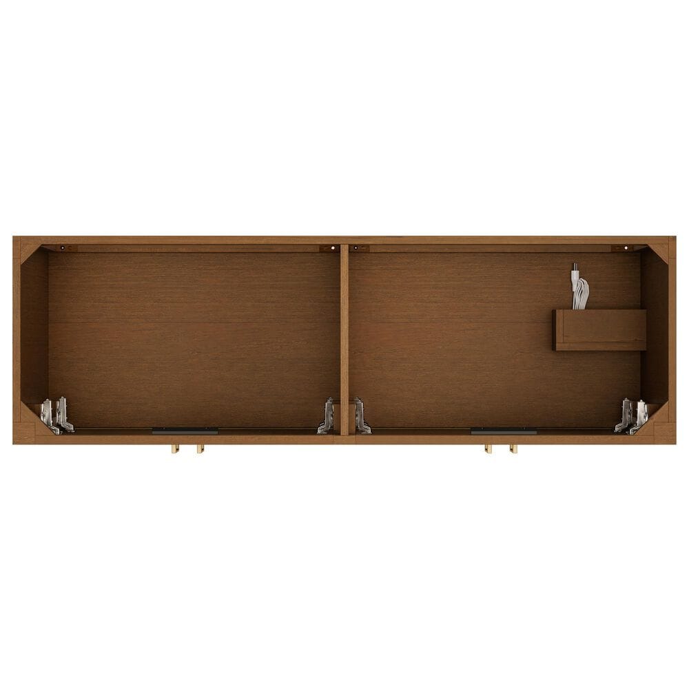 37B Lucerne 60" Double Bathroom Vanity in Dark Maplewood with Marble Top and Backsplash, , large