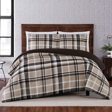 Pem America Truly Soft Paulette 2-Piece Twin XL Duvet Set in Taupe, , large
