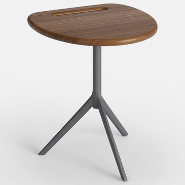 Timbertrail Foundations Arc Patio Side Table in Chocolate Brown and Slate Gray, , large