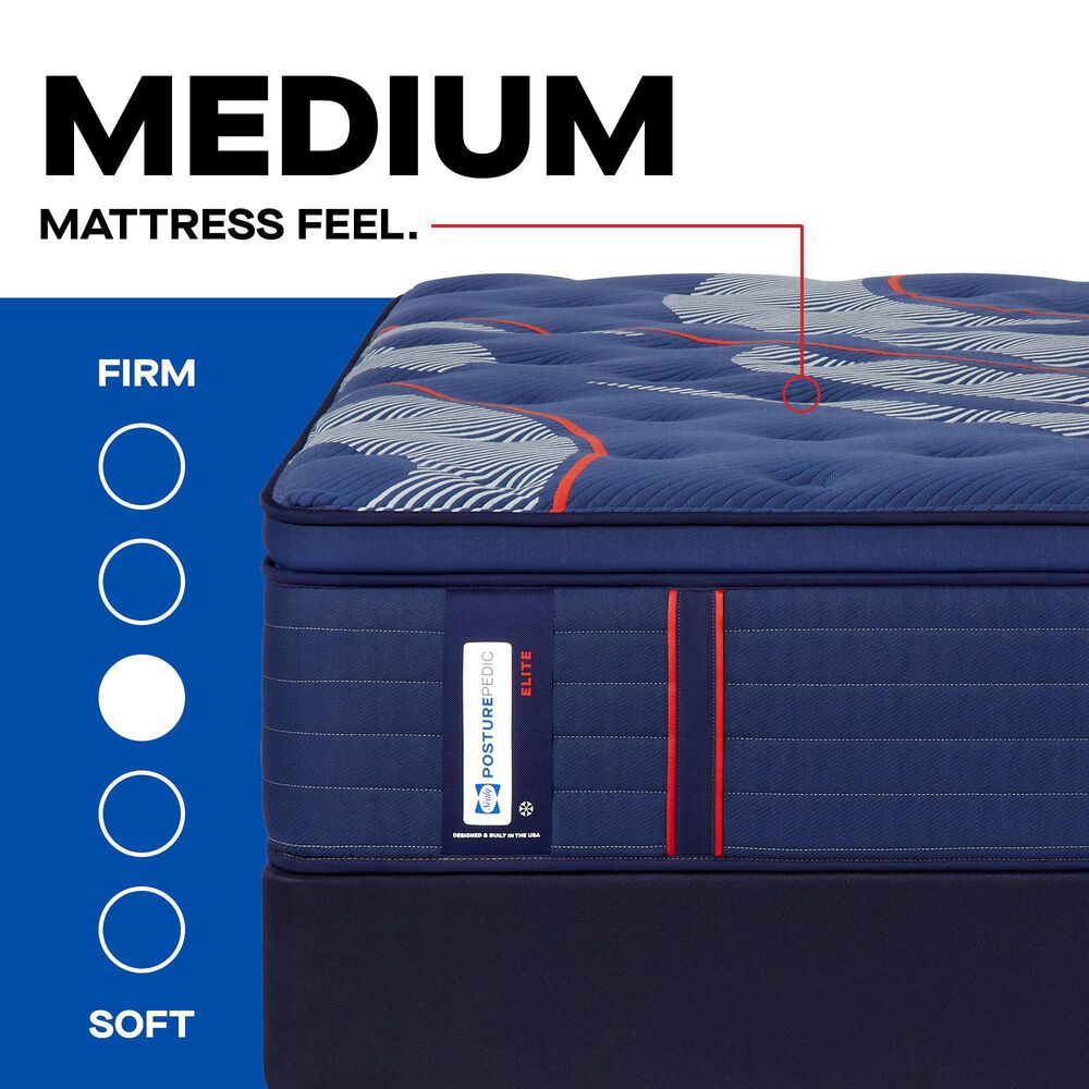Sealy Brenham Medium Pillowtop Twin XL Mattress with Low Profile Box Spring, , large