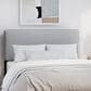 The Monday Company Emslie Upholstered Full Queen Headboard in Gray, , large