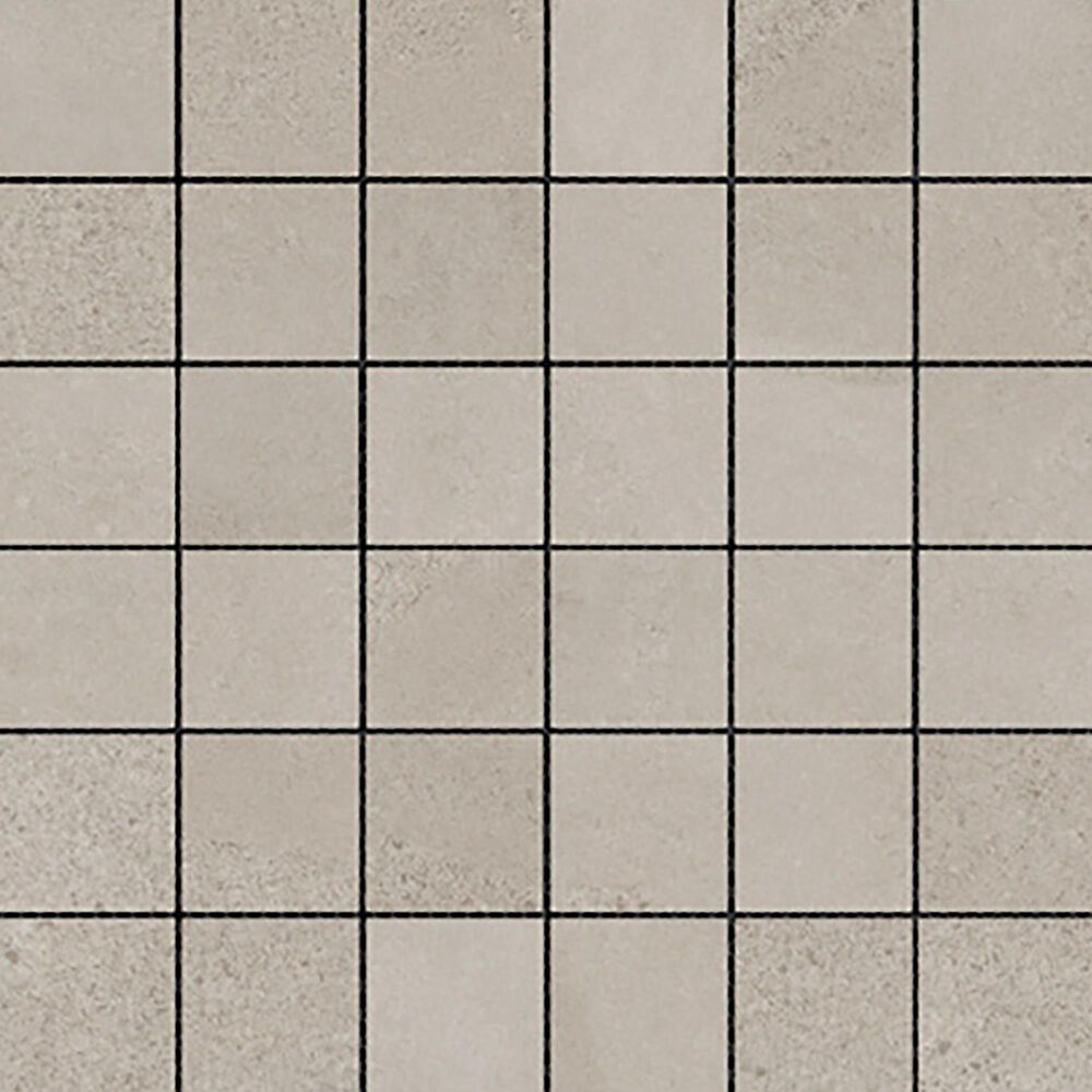 Emser Porto II Fawn 2" x 2" on 12" x 12" Porcelain Mosaic Sheet, , large