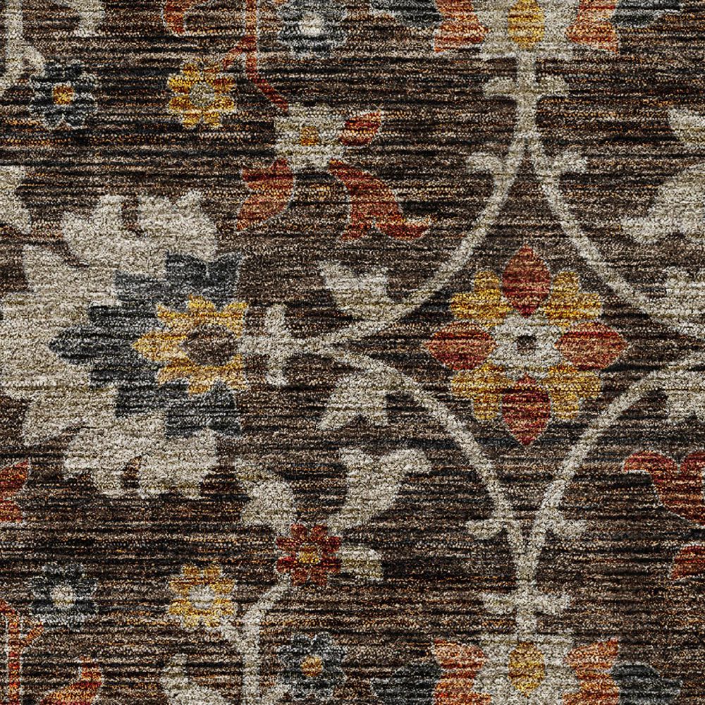 Dalyn Rug Company Silk Road Chocolate, Beige, Copper, Gold, Sage, Navy and Paprika 10&#39; x 14&#39; Area Rug, , large