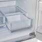 Unique Appliances Classic Retro 18 Cu. Ft Bottom Freezer Refrigerator in Marshmallow White, , large