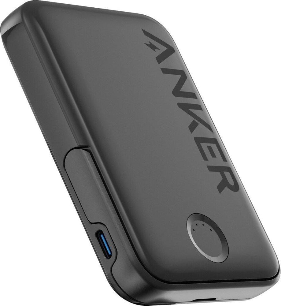 Anker 5000 mAh Wireless Power Bank with MagGo in Black, , large