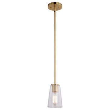 Vaxcel Beverly 1-Light Pendant in Muted Brass, , large