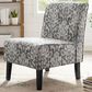 Linon Home Decor Coco Accent Chair in Gray, , large