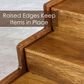 Totally Bamboo Acacia 3-Tier Expandable Spice Rack in Dark Brown, , large